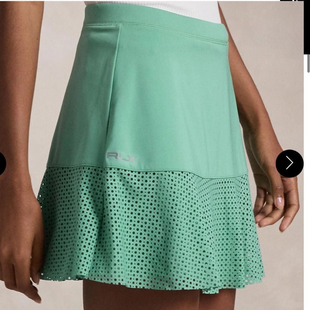 RLX Ralph Lauren Women’s RLX 15 Inch Eyelet Interlock Golf Tennis Skort